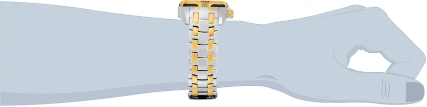 Invicta Bolt Cronógrafo Cuarzo Esfera Negra Reloj para Hombre 34124